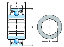 Square Bore And Cylindreical O.D